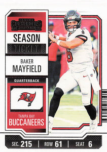 2023 Panini Contenders Retail Season Ticket Baker Mayfield #92