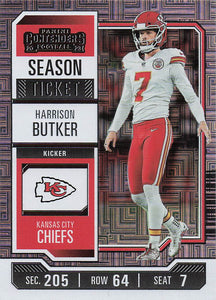 2023 Panini Contenders Season Ticket Harrison Butker #49