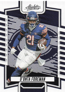 2023 Panini Absolute D'Onta Foreman #62