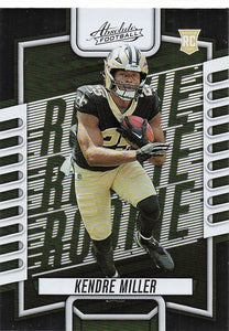 2023 Panini Absolute Kendre Miller #125 RC