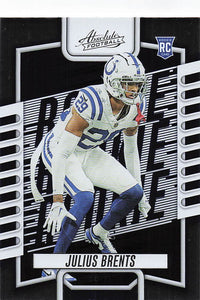 2023 Panini Absolute Julius Brents #169 RC