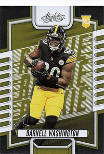 2023 Panini Absolute Darnell Washington #187 RC