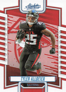 2023 Panini Absolute Teal Tyler Allgeier #50