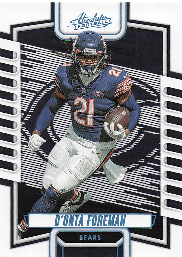 2023 Panini Absolute Teal D'Onta Foreman #62