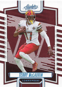 2023 Panini Absolute Teal Terry McLaurin #92