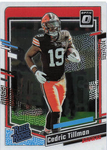 2023 Donruss Optic Cedric Tillman #224 RC