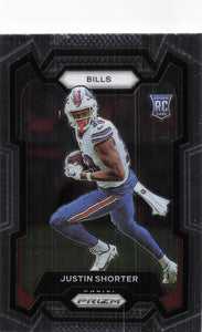 2023 Prizm Football Justin Shorter #310 RC
