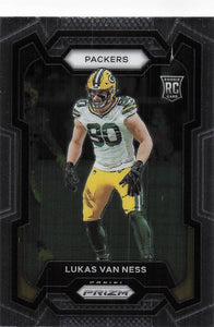 2023 Prizm Football Lukas Van Ness #336 RC