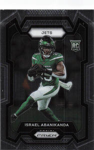 2023 Prizm Football Israel Abanikanda #379 RC