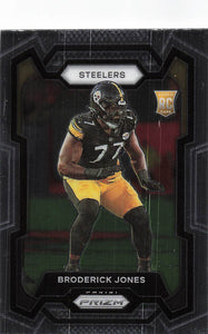 2023 Prizm Football Broderick Jones #385 RC