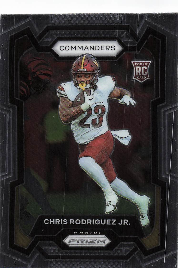 2023 Prizm Football Chris Rodriguez Jr. #398 RC
