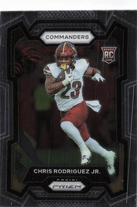 2023 Prizm Football Chris Rodriguez Jr. #398 RC