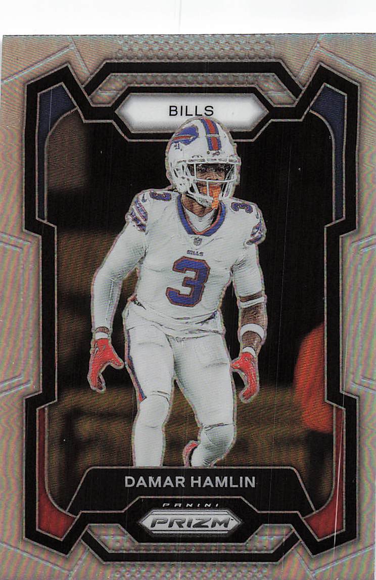2023 Prizm Football Silver Prizm Damar Hamlin #27