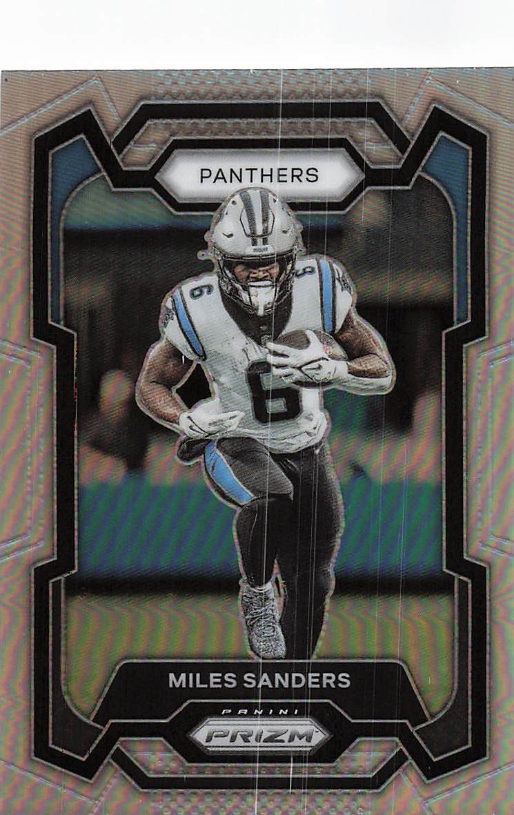 2023 Prizm Football Silver Prizm Miles Sanders #44