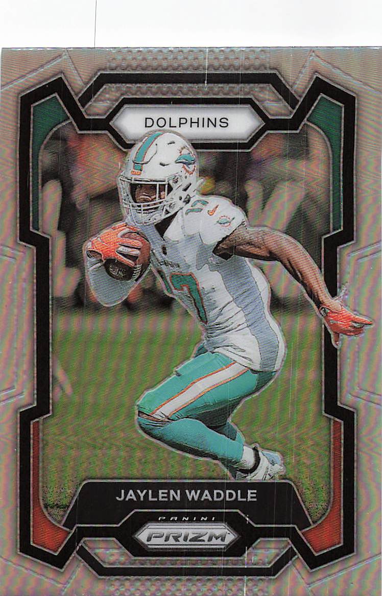 2023 Prizm Football Silver Prizm Jaylen Waddle #185