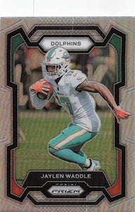 2023 Prizm Football Silver Prizm Jaylen Waddle #185