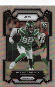 2023 Prizm Football Silver Prizm Will McDonald IV #380 RC