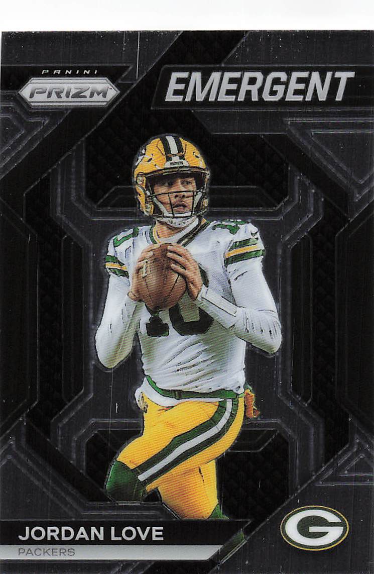 2023 Prizm Football Emergent Jordan Love #H-3