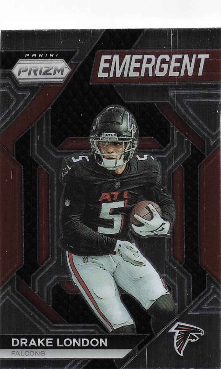2023 Prizm Football Emergent Drake London #H-9