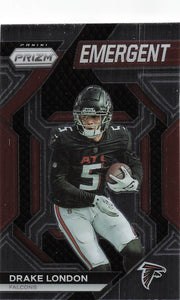 2023 Prizm Football Emergent Drake London #H-9