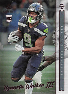 2022 Chronicles Football Luminance Pink Kenneth Walker III #206 RC