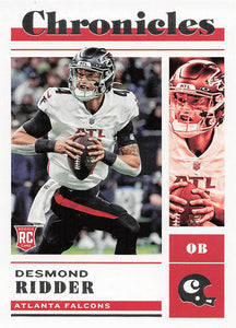 2022 Chronicles Football Desmond Ridder #40 RC