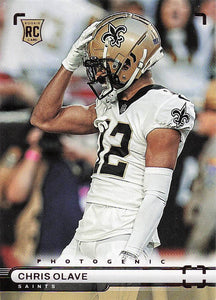 2022 Chronicles Football Photogenic Pink Chris Olave #PH-40 RC