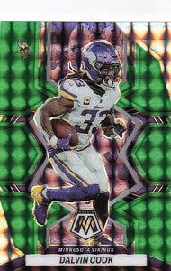 2022 Mosaic Football Green Mosaic Prizm Dalvin Cook #128