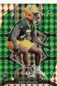2022 Mosaic Football Green Mosaic Prizm Quay Walker #372 RC