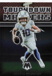 2022 Mosaic Football Touchdown Masters Justin Herbert #TD-5