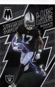 2022 Mosaic Football Thunder Lane Davante Adams #TL-9