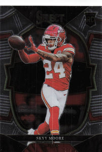 2022 Select Football Skyy Moore #21 RC