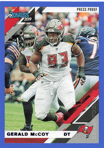 2019 Donruss Football Press Proof Blue Gerald McCoy #238