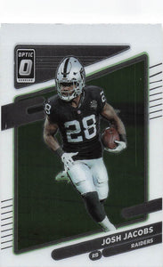 2021 Donruss Optic Football Josh Jacobs #42