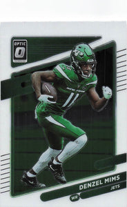 2021 Donruss Optic Football Denzel Mims #72