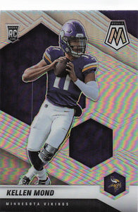 2021 Mosaic Football Silver Prizm Kellen Mond #321 RC