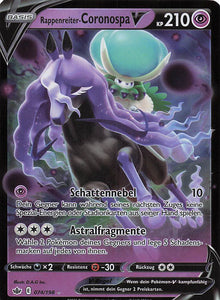 Pokemon Schaurige Herrschaft #074 Rappenreiter-Coronospa V