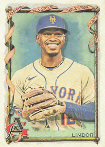 2023 Topps Allen and Ginter Baseball Francisco Lindor #154