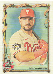 2023 Topps Allen and Ginter Baseball Kyle Schwarber #167