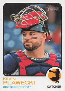 2022 Topps Heritage High Number Kevin Plawecki #506
