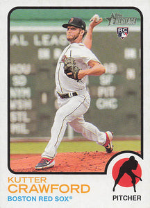 2022 Topps Heritage High Number Kutter Crawford #519 RC