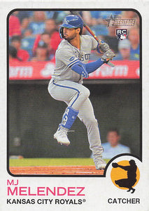 2022 Topps Heritage High Number MJ Melendez #586 RC