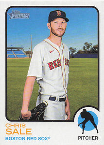 2022 Topps Heritage High Number Chris Sale #637