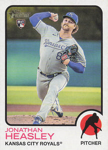 2022 Topps Heritage High Number Jonathan Heasley #713 RC