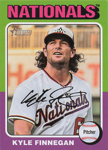 2024 Topps Heritage Baseball Kyle Finnegan #41