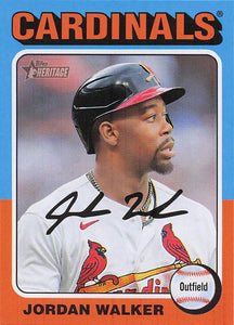 2024 Topps Heritage Baseball Jordan Walker #96