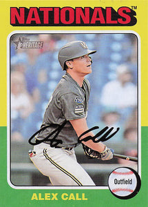 2024 Topps Heritage Baseball Alex Call #113