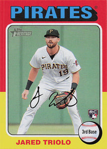 2024 Topps Heritage Baseball Jared Triolo #253 RC
