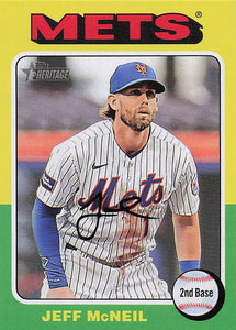 2024 Topps Heritage Baseball Jeff McNeil #295