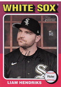 2024 Topps Heritage Baseball Liam Hendriks #351